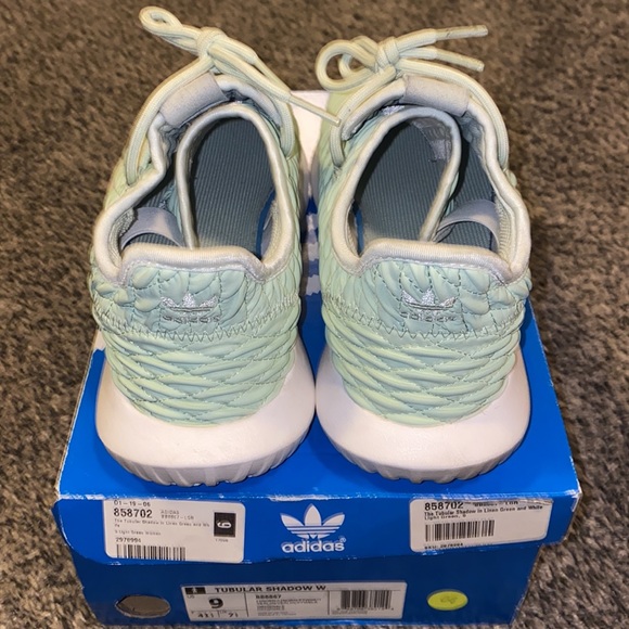 Mint Green Adidas Tubular Shadow - 9W - Picture 5 of 5